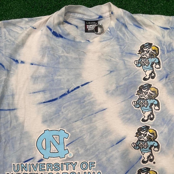Tie Dye Vintage UNC Shirt - Picture 2 of 2